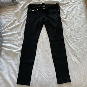 True Religion Black Jeggings